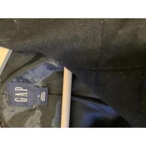 GAP Women's Black Wool Blend Coat Size Large